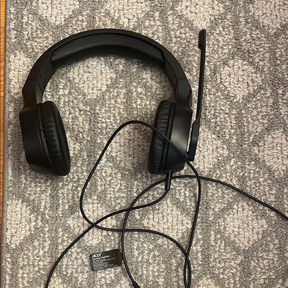 Black Wired Gaming Headset